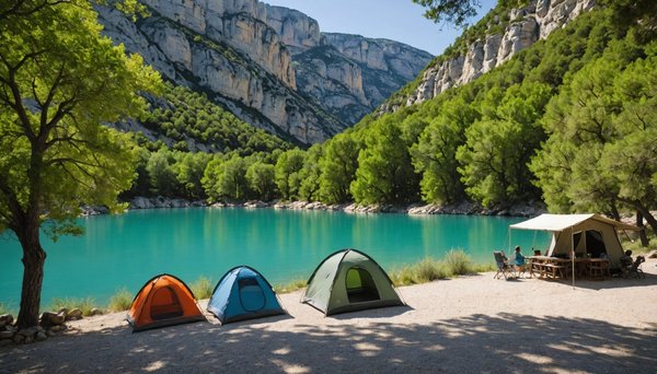 Les plus beaux campings nature dans les gorges du verdon